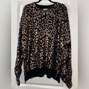 Woman’s oversized sweater